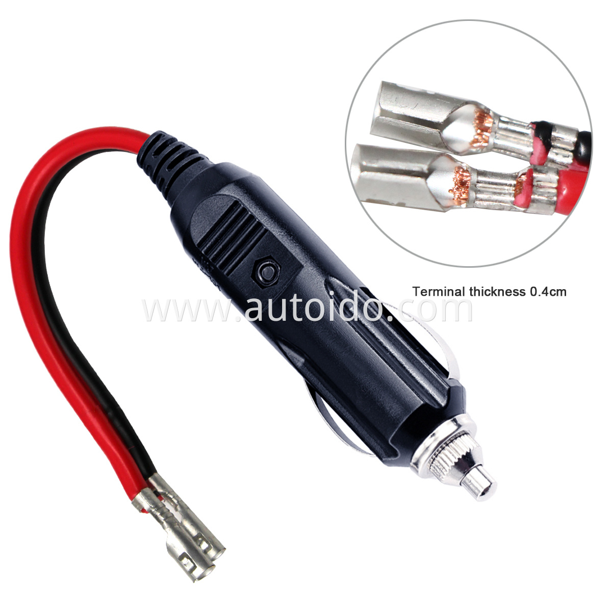 12V/24V 10A/15A Fuse Circuit TAP and Battery Eyelet Terminals to Car Cigarette Lighter Socket Cable